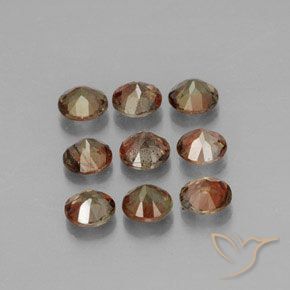 Andalusite Gemstones in 3.7 mm Size for Sale, Andalusite Stones in Multicolor Color