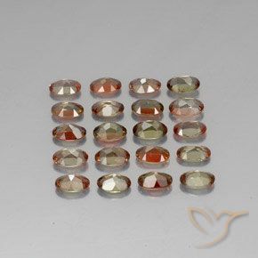 Andalusite Gemstones in 6 x 4 mm (calibrated) Size for Sale, Andalusite Stones in Multicolor Color
