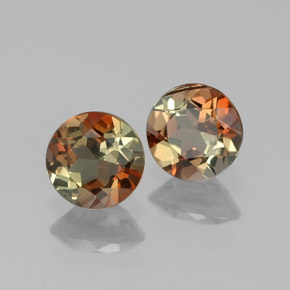 0.89 ct Multicolor Andalusite Stone, Natural Andalusite in Round Facet Shape for Sale