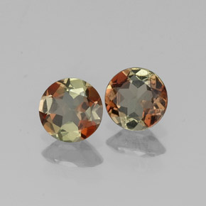 0.79 ct Multicolor Andalusite Stone, Natural Andalusite in Round Facet Shape for Sale