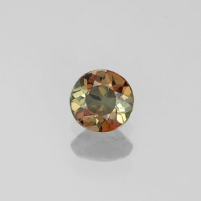 0.21 ct Multicolor Andalusite Gemstone, Andalusite Gem in Round Facet Shape for Sale.