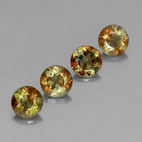 1.65 ct Multicolor Andalusite Stone, Natural Andalusite in Round Facet Shape for Sale