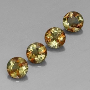 2.01 ct Multicolor Andalusite Stone, Natural Andalusite in Round Facet Shape for Sale