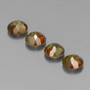 Andalusite Gemstone in 5 mm (calibrated) Size for Sale, Andalusite Stone in Multicolor Color