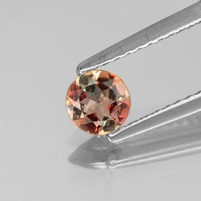 0.32 ct Multicolor Andalusite Gemstone, Andalusite Gem in Round Facet Shape for Sale.