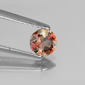 0.32 ct Multicolor Andalusite Stone, Natural Andalusite in Round Facet Shape for Sale