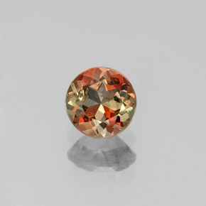 0.51 ct Multicolor Andalusite Gemstone, Andalusite Gem in Round Facet Shape for Sale.