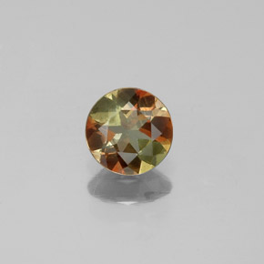 0.38 ct Multicolor Andalusite Gemstone, Andalusite Gem in Round Facet Shape for Sale.