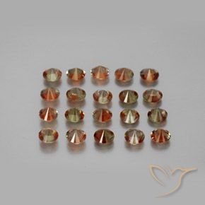 Andalusite Gemstones in 3.7 mm Size for Sale, Andalusite Stones in Multicolor Color