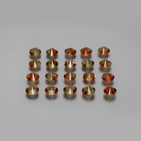 Andalusite Gemstones in 3.5 mm (calibrated) Size for Sale, Andalusite Stones in Multicolor Color