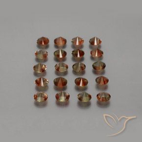 Andalusite Gemstones in 3.7 mm Size for Sale, Andalusite Stones in Multicolor Color
