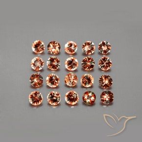 3.57 ctw Multicolor Andalusite Stones, Natural Andalusite in Diamond-Cut Shape for Sale