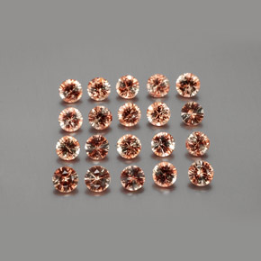 3.57 ctw Multicolor Andalusite Stones, Natural Andalusite in Diamond-Cut Shape for Sale