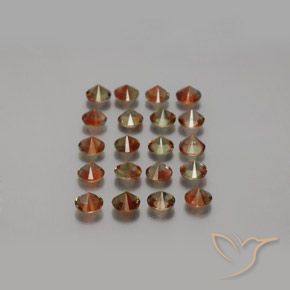 Andalusite Gemstones in 3.5 mm (calibrated) Size for Sale, Andalusite Stones in Multicolor Color