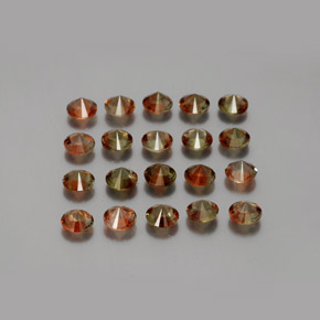 Andalusite Gemstones in 3.8 mm Size for Sale, Andalusite Stones in Multicolor Color