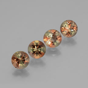 2.26 ct Multicolor Andalusite Stone, Natural Andalusite in Round Facet Shape for Sale