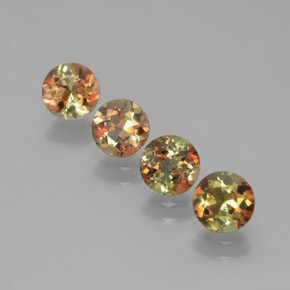 2.12 ct Multicolor Andalusite Gemstone, Andalusite Gem in Round Facet Shape for Sale.