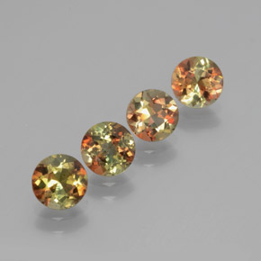2.12 ct Multicolor Andalusite Stone, Natural Andalusite in Round Facet Shape for Sale
