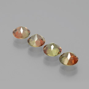 Andalusite Gemstone in 5 mm (calibrated) Size for Sale, Andalusite Stone in Multicolor Color