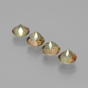 Andalusite Gemstone in 5.2 mm Size for Sale, Andalusite Stone in Multicolor Color