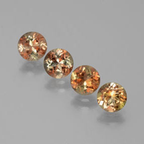 2.10 ct Multicolor Andalusite Gemstone, Andalusite Gem in Round Facet Shape for Sale.
