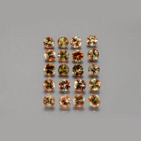 Mehrfarbig Andalusit Edelstein - 0.1ct Diamanten-Schliff (ID: 381872)