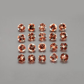 3.22 ctw Multicolor Andalusite Stones, Natural Andalusite in Diamond-Cut Shape for Sale