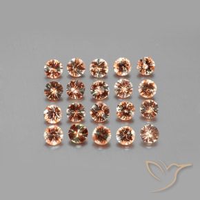 3.53 ctw Multicolor Andalusite Stones, Natural Andalusite in Diamond-Cut Shape for Sale