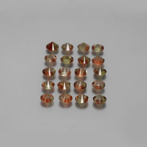 Andalusite Gemstone in 3.5 mm (calibrated) Size for Sale, Andalusite Stone in Multicolor Color