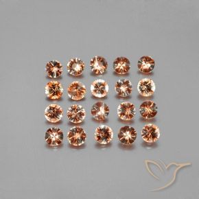 3.23 ctw Multicolor Andalusite Stones, Natural Andalusite in Diamond-Cut Shape for Sale