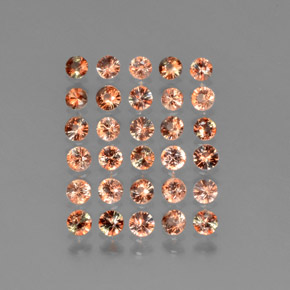 2.54 ctw Multicolor Andalusite Stones, Natural Andalusite in Diamond-Cut Shape for Sale