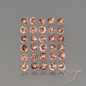 3.54 ctw Multicolor Andalusite Stones, Natural Andalusite in Diamond-Cut Shape for Sale