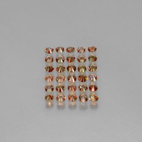 Andalusite Gemstones in 2.8 mm Size for Sale, Andalusite Stones in Multicolor Color