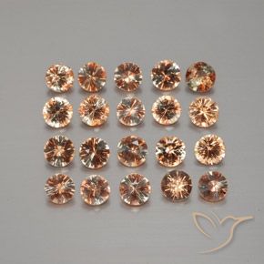 3.46 ctw Multicolor Andalusite Stones, Natural Andalusite in Diamond-Cut Shape for Sale