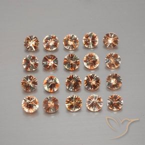 3.18 ctw Multicolor Andalusite Stones, Natural Andalusite in Diamond-Cut Shape for Sale