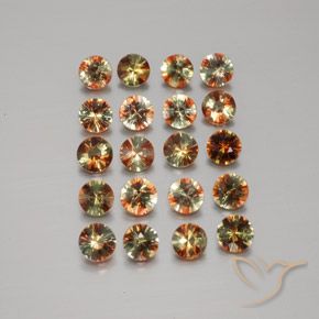3.28ctw Natural Multicolor Andalusite, Round, VS