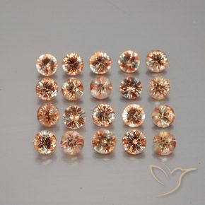 3.41 ctw Multicolor Andalusite Stones, Natural Andalusite in Diamond-Cut Shape for Sale