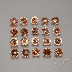 3.54 ctw Multicolor Andalusite Stones, Natural Andalusite in Diamond-Cut Shape for Sale