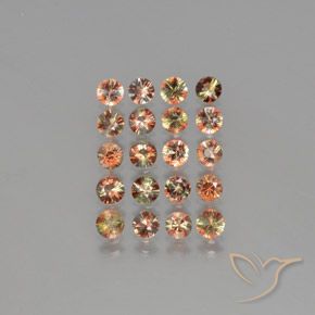 3.94ctw Natural Multicolor Andalusite, Round, VS