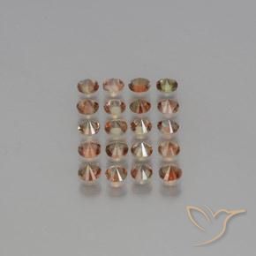 Andalusite Gemstones in 3.8 mm Size for Sale, Andalusite Stones in Multicolor Color
