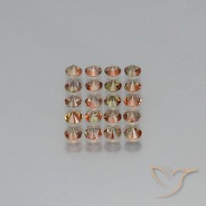 Andalusite Gemstones in 3.5 mm (calibrated) Size for Sale, Andalusite Stones in Multicolor Color
