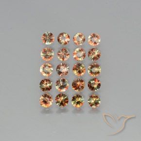 3.13ctw Natural Multicolor Andalusite, Round, VS