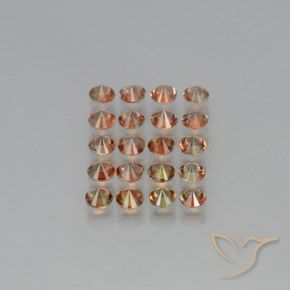 Andalusite Gemstones in 3.5 mm (calibrated) Size for Sale, Andalusite Stones in Multicolor Color