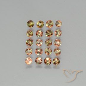 2.63ctw Natural Multicolor Andalusite, Round, VS
