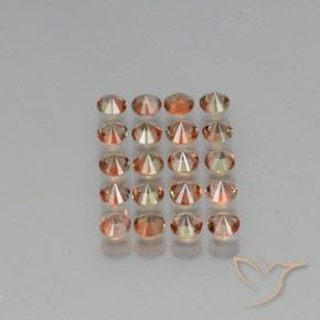 Andalusite Gemstones in 3.7 mm Size for Sale, Andalusite Stones in Multicolor Color