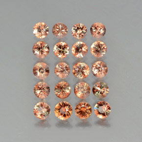 3.98 ctw Multicolor Andalusite Stones, Natural Andalusite in Diamond-Cut Shape for Sale