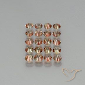 Andalusite Gemstones in 3.5 mm (calibrated) Size for Sale, Andalusite Stones in Multicolor Color