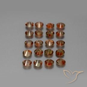 Andalusite Gemstones in 3.7 mm Size for Sale, Andalusite Stones in Multicolor Color