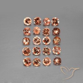 Lote de 20 piezas de Andalucita Multicolor Corte Diamante de Brasil - Tamaño 3,5mm, peso 3,49 ct en total / promedio. 0,17 ct cada uno, Color: Multicolor, Dureza Mohs 7.5 Adecuado para joyas de uso diario, Photo A
