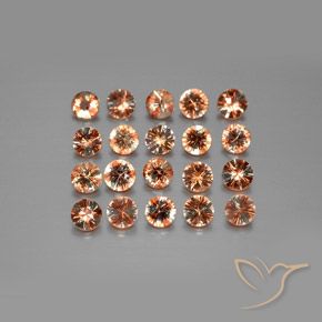 3.33 ctw Multicolor Andalusite Stones, Natural Andalusite in Diamond-Cut Shape for Sale